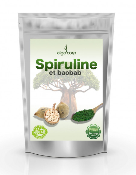 Spiruline & fruit du Baobab BIO